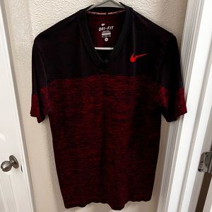 Nike dri-fit v-neck shirt